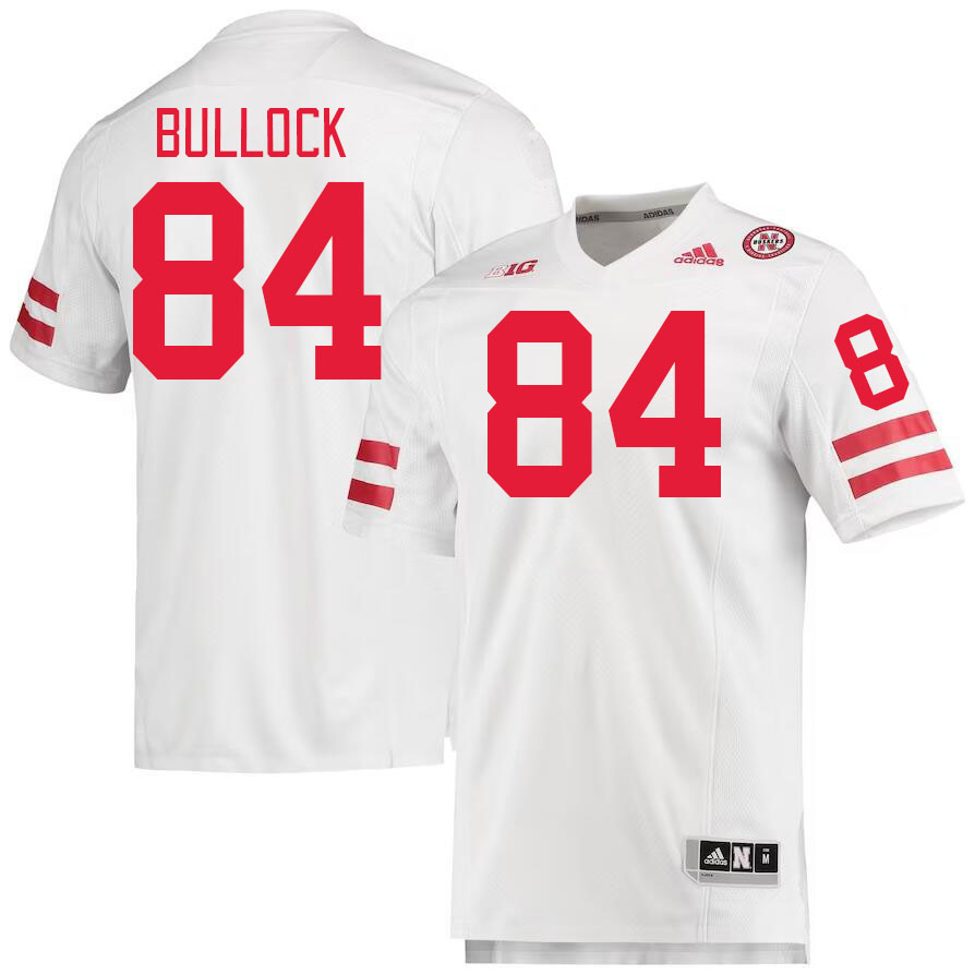 #84 Alex Bullock Nebraska Cornhuskers Jerseys Football Stitched-White